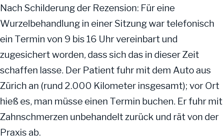 Google-Rezension, 1 von 5 Sternen
