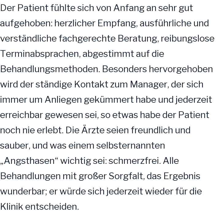 Google-Rezension, 5 von 5 Sternen
