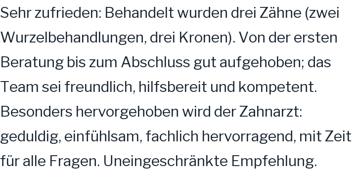 Google-Rezension, 5 von 5 Sternen