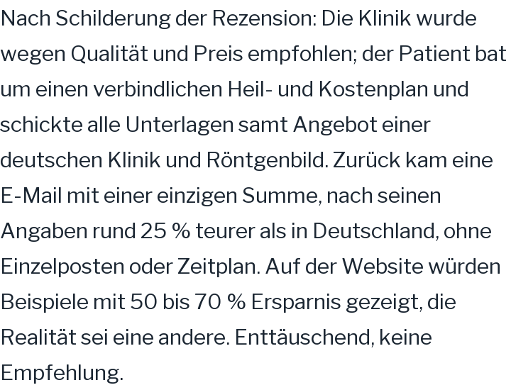 Google-Rezension, 1 von 5 Sternen