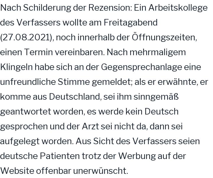 Google-Rezension, 1 von 5 Sternen