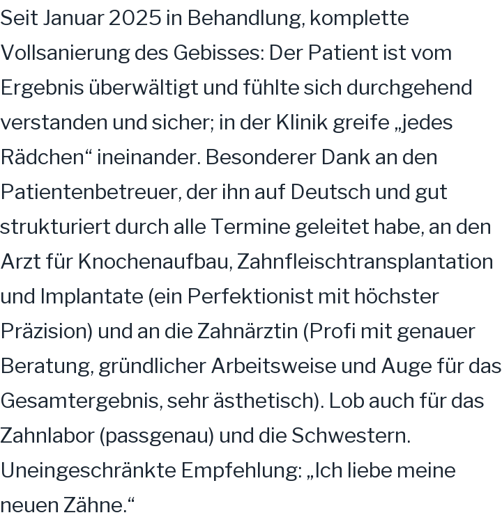 Google-Rezension, 5 von 5 Sternen
