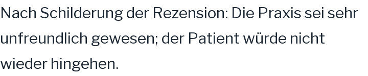 Google-Rezension, 1 von 5 Sternen