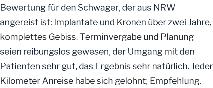 Google-Rezension, 5 von 5 Sternen