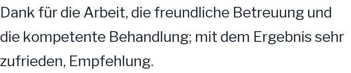 Google-Rezension, 5 von 5 Sternen