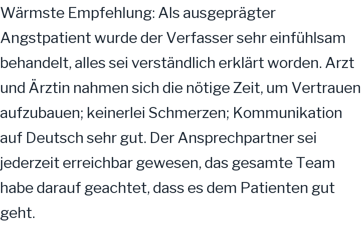 Google-Rezension, 5 von 5 Sternen