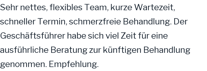 Google-Rezension, 5 von 5 Sternen