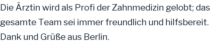 Google-Rezension, 5 von 5 Sternen