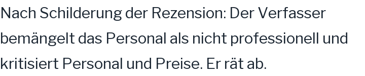 Google-Rezension, 1 von 5 Sternen