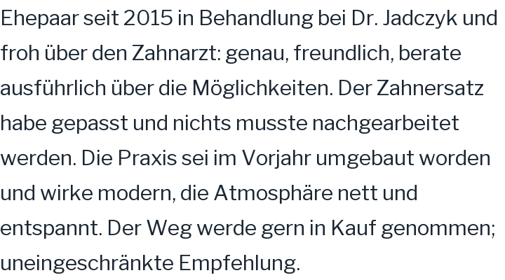 Google-Rezension, 5 von 5 Sternen