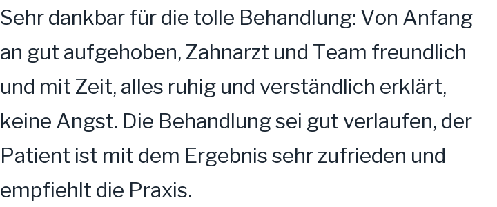 Google-Rezension, 5 von 5 Sternen